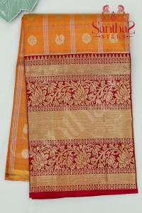 yellow-colour-tissue-body-with-contrast-blouse-border