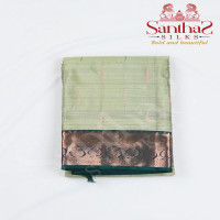 pista-shiny-green-pure-silk-saree-with-dark-green-border