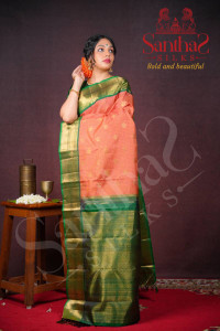 meenakshi-green-border-silk-saree