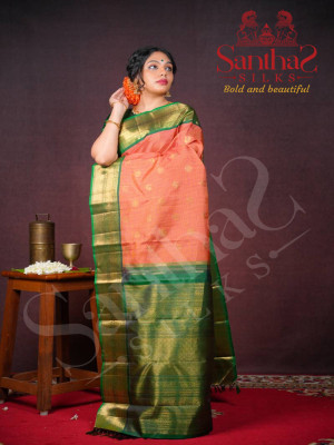 meenakshi-green-border-silk-saree