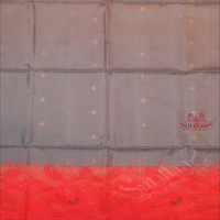 GREY COLOUR BODY WITH GOLDEN ZARI BUTTA AND CONTRAST COLOUR PALLU & BLOUSE