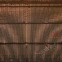 DARK FOREST GREEN COLOUR BODY WITH GOLDEN ZARI STRIPS WITH CONTRAST BLOUSE & BORDER