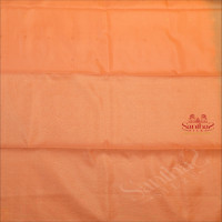 PEACH COLOUR BODY WITH GOLDEN ZARI FANCY BUTTA AND CONTRAST COLOUR PALLU & BLOUSE