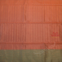 DUSTY PINK COLOUR BODY WITH GOLDEN ZARI STRIPS WITH CONTRAST BLOUSE & BORDER