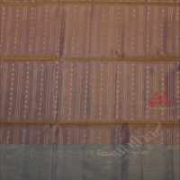 BLUE & GREY MIXED COLOUR BODY WITH GOLDEN ZARI FANCY BUTTA AND CONTRAST COLOUR PALLU & BLOUSE