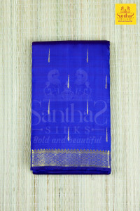 double-shaded-violet-rain-drops-butta-saree-with-small-getti-border-and-big-annam-pallu