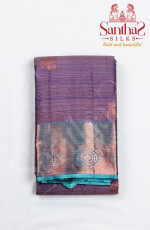 Lilac Body Vairaoosi with Blue Border