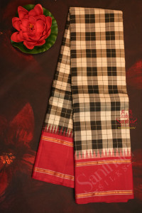 black-and-white-colour-body-with-checked-and-contrast-colour-blouse