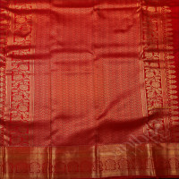 LIGHT MAROON COLOUR BODY WITH JACQUARD FLORAL EMBOSED PATTERN WITH SELF BLOUSE & BORDER