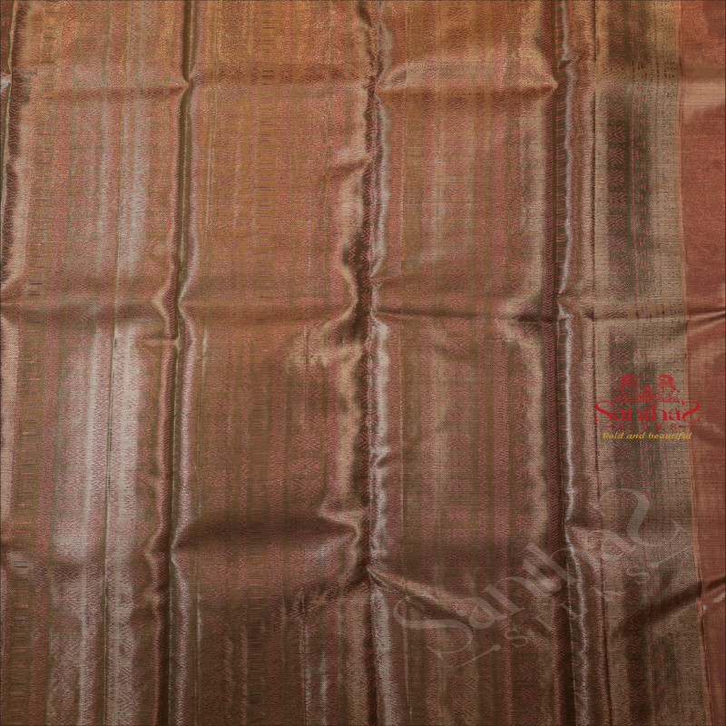 GREEN COLOUR BODY WITH FLORAL EMBOSED BUTTA WITH SELF BLOUSE