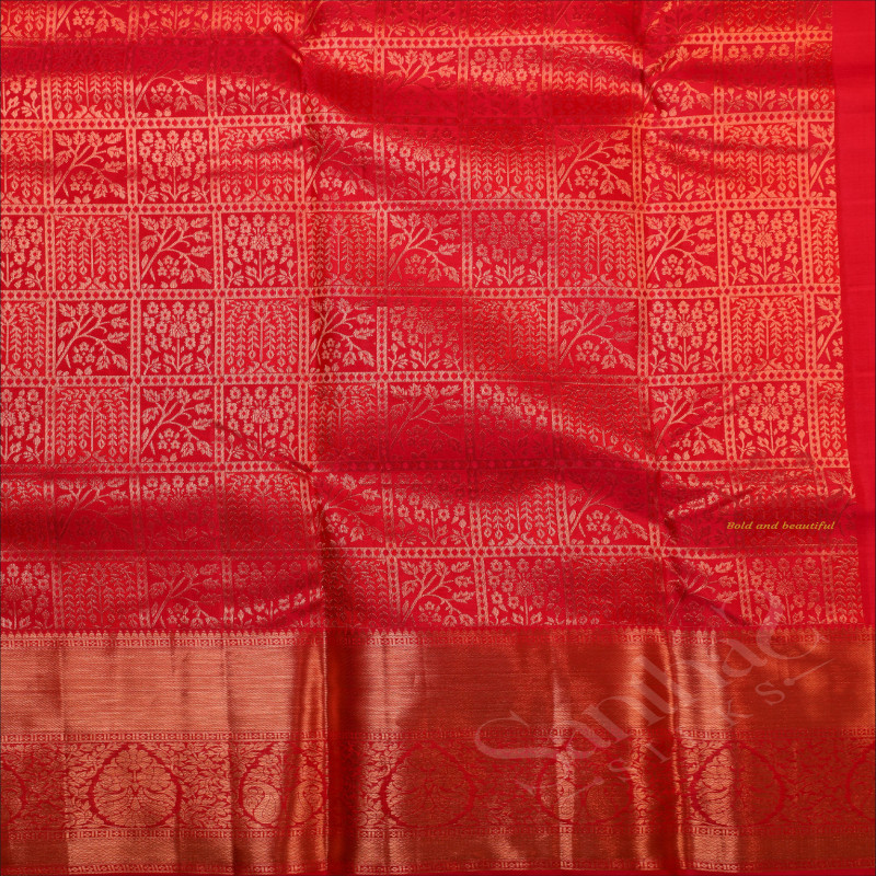 PINK COLOUR BODY WITH JACQUARD EMBOSED PATTERN WITH SELF BLOUSE & BORDER