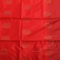 DARK PINK COLOUR BODY WITH GOLDEN ZARI BUTTA WITH CONTRAST BLOUSE & BORDER