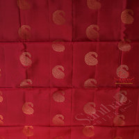 DARK PINK COLOUR BODY WITH GOLDEN ZARI MANGO BUTTA WITH CONTRAST BLOUSE & BORDER