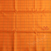 YELLOW COLOUR CHECKED BODY WITH CONTRAST BLOUSE & BORDER