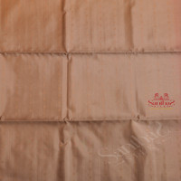 DUSTY PINK COLOUR BODY WITH GOLDEN STRIPS WITH CONTRAST BLOUSE & BORDER