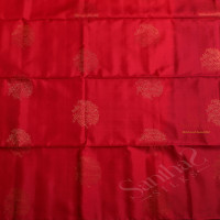 PINK COLOUR BODY WITH GOLDEN ZARI BUTTA WITH CONTRAST BLOUSE & BORDER