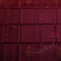 PURPLE COLOUR BODY WITH GOLDEN ZARI FLORAL BUTTA WITH SELF BLOUSE