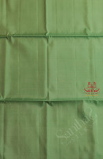 MINT GREEN COLOUR PLAIN BODY WITH CONTRAST BLOUSE & BORDER