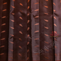 FRENCH LILAC COLOUR BODY WITH COPPER ZARI BUTTA WITH CONTRAST BLOUSE