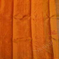 BORDERLESS YELLOW COLOUR CHECKED BODY WITH CONTRAST BLOUSE