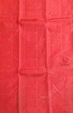BORDERLESS PINK COLOUR BODY WITH GOLDEN ZARI BUTTA WITH CONTRAST BLOUSE
