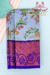 silver-grey-colour-body-in-digital-floral-print-with-contrast-blouse-border