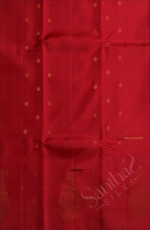 BORDERLESS DARK PINK COLOUR BODY WITH GOLDEN ZARI MANGO BUTTA WITH CONTRAST BLOUSE