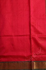 DARK PINK COLOUR BODY WITH CONTRAST BLOUSE & BORDER