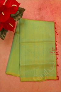 french-lime-colour-body-with-mango-butta-neem-zari-with-contrast-blouse