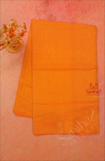 BORDERLESS YELLOW COLOUR TISSUE BODY WITH SELF BLOUSE