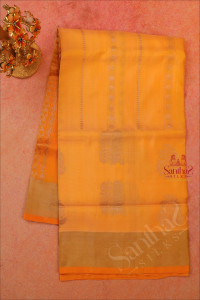 light-yellow-colour-body-with-golden-zari-floral-butta-with-self-blouse