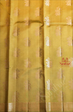  CHINIYA SAREE IN PISTHA GREEN COLOUR WITH ZARI BUTTA WITH SELF BLOUSE