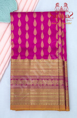 RANI PINK BODY IN ZARI BUTTA WITH CONTRAST BLOUSE