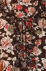 BLACK COLOUR FANCY UNSTITCHED SALWAR SUIT