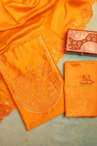 mango-yellow-semi-tussar-unstitched-salwar-suit