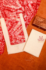 PINK COLOUR SEMI TUSSAR UNSTITCHED SALWAR SUIT