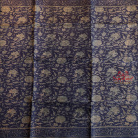  TUSSAR SAREE IN NAVY BLUE