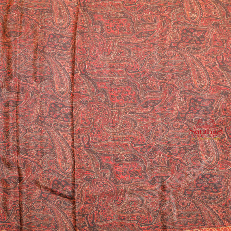  CREPE SILK SAREE IN BLACK COLOUR