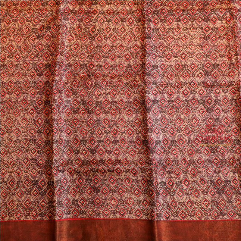  TUSSAR SAREE IN PURPLE COLOUR