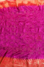  BANDHANI SAREE IN PURPLE COLOUR