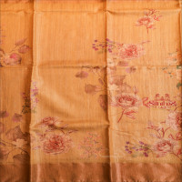  TUSSAR SAREE IN LIGHT BROWN COLOUR