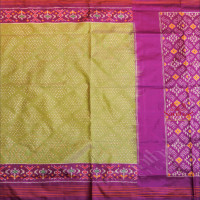  PATOLA SILK SAREE IN GREEN COLOUR