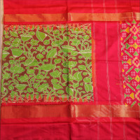  PATOLA SILK SAREE IN BROWN COLOUR