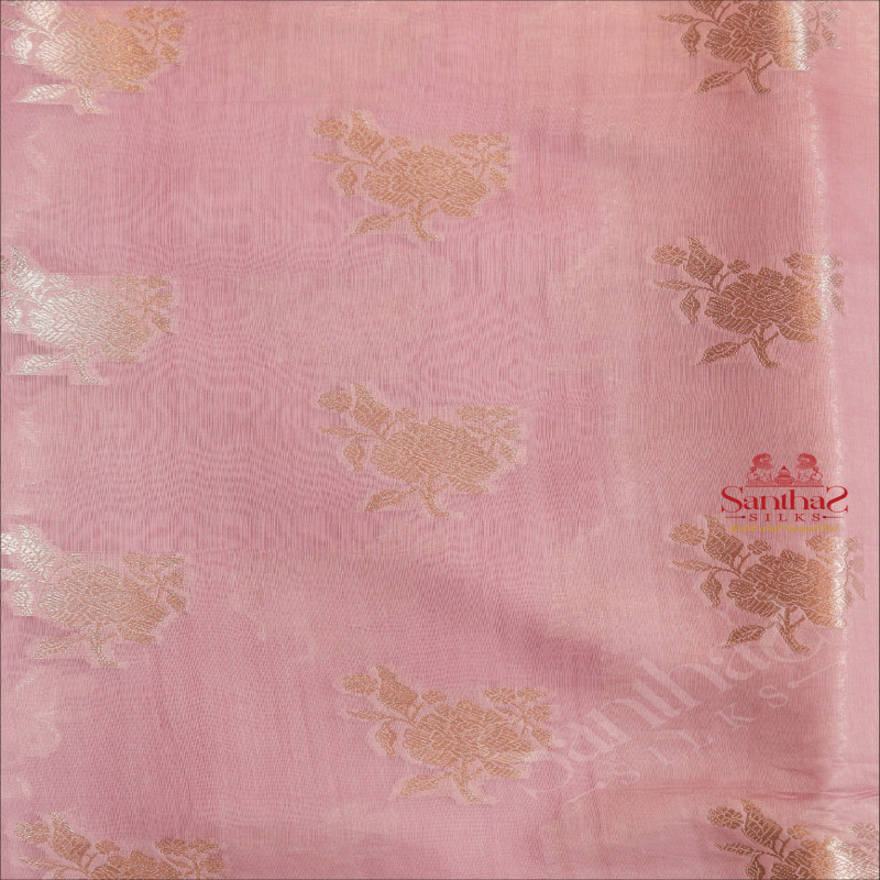  BANARAS COTTON SAREE IN LAVENDER COLOUR