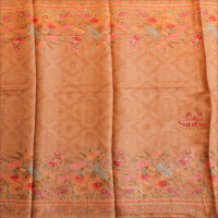 TUSSAR DIGITAL PRINT SAREE IN METALIC COPPER COLOUR 