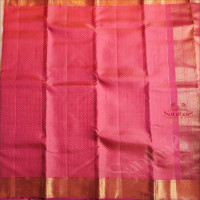LIGHT MAGENTA COLOUR BODY WITH EMBOSED DESIGN AND CONTRAST PALLU & BLOUSE