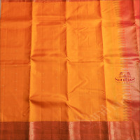 YELLOW COLOUR BODY WITH GOLDEN ZARI BUTTAS AND CONTRAST PALLU & BLOUSE