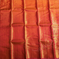 RANI PINK & GOLD COLOUR MIXED BODY AND SELF PALLU & BLOUSE