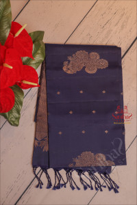 blue-colour-body-with-golden-zari-butta-with-self-blouse-border