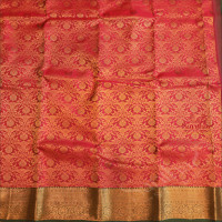 MAGENTA COLOUR BODY WITH GOLDEN ZARI HEAVY DESIGNS AND CONTRAST PALLU & BLOUSE
